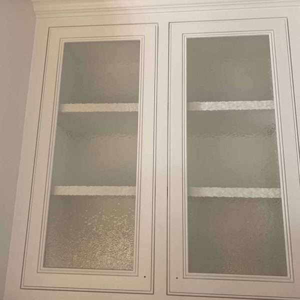 A simple white shelves
