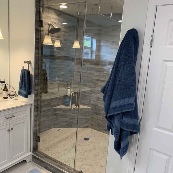 A modern and luxury shower door