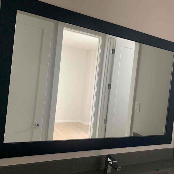 A huge mirror installation