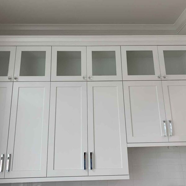 A huge white shelves