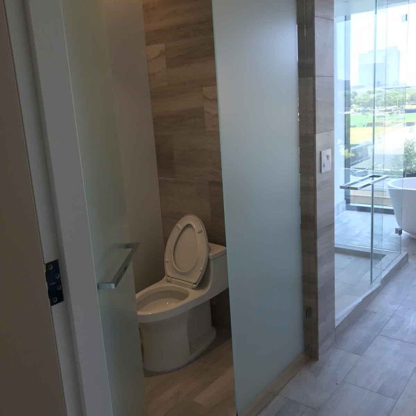 A simple shower area